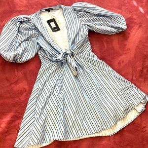 Adorable striped mini dress